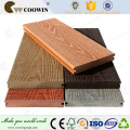 WPC wood plastic composite outdoor 3d decking